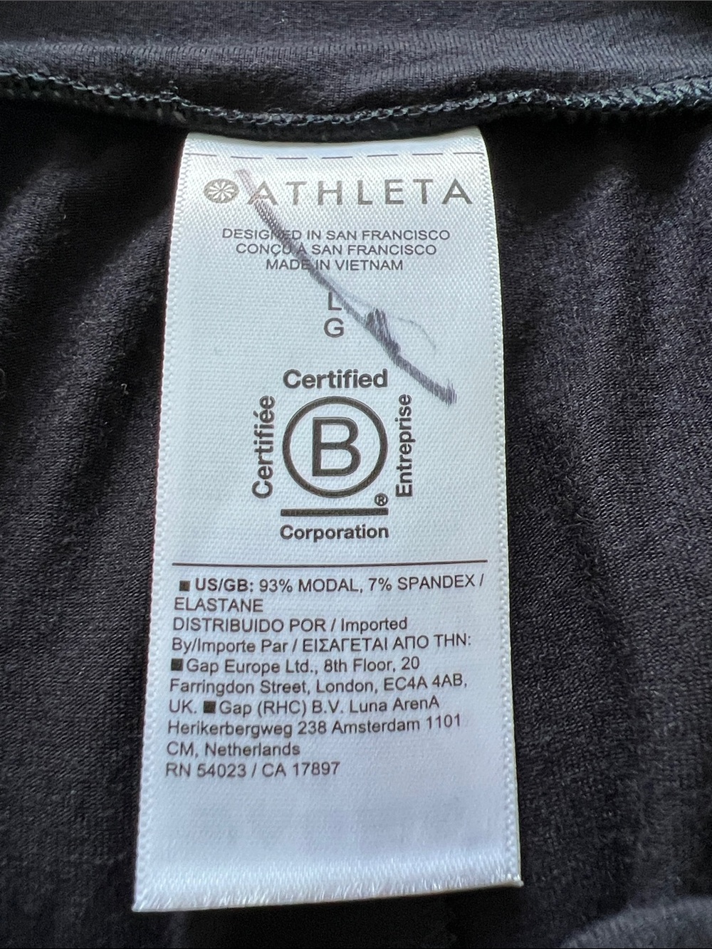 NWOT • Athleta Release Pant in Black (Tulip-Style Wrap Wide Leg Crop) • Large - Picture 11 of 11